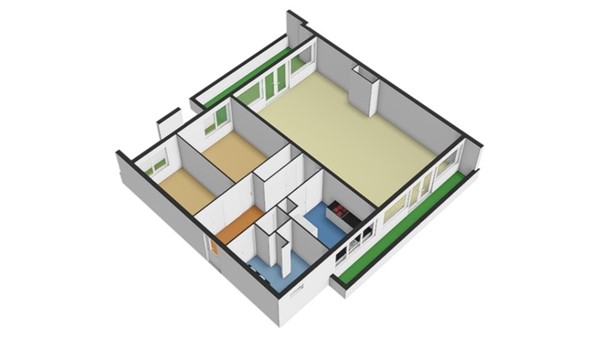 Floorplan - Sterrekinderen Erf 55, 2907 EB Capelle aan den IJssel